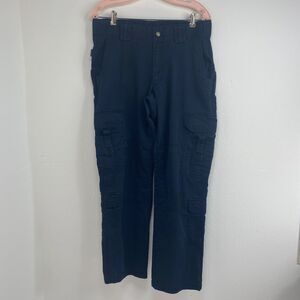 5.11 Tactical Series Navy Blue Cargo Pants Womens Size 12 34/30 Utility Work